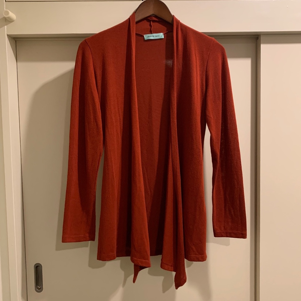 Burnt Orange/Rust Cardigan